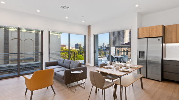 dining and lounge room