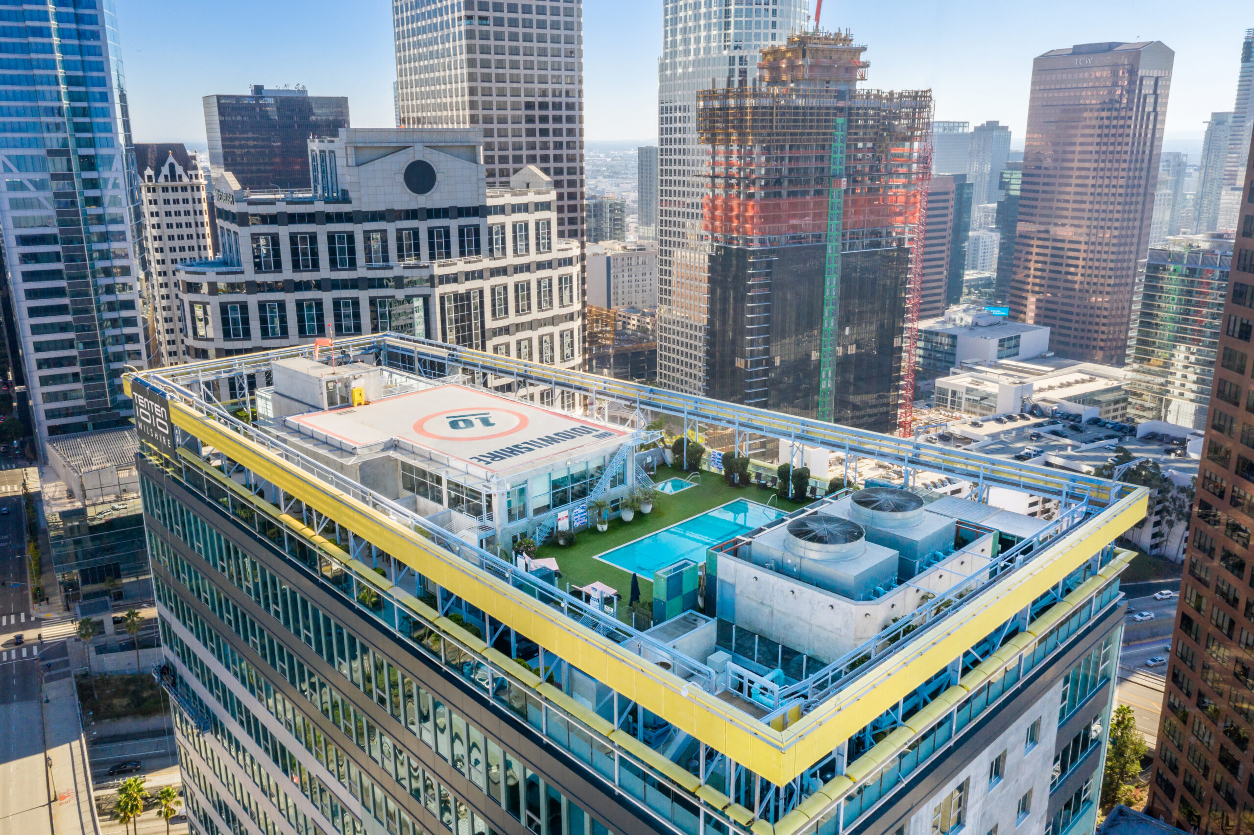 Wilshire Aerial Photoshopped